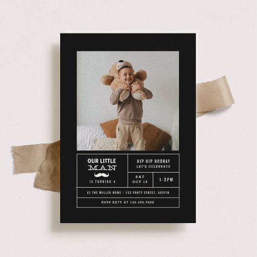Little Man Foto Geburtstag