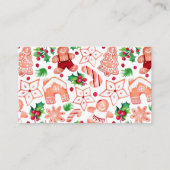 Little Man Gingerbread Baby Shower Books for Baby Begleitkarte (Rückseite)