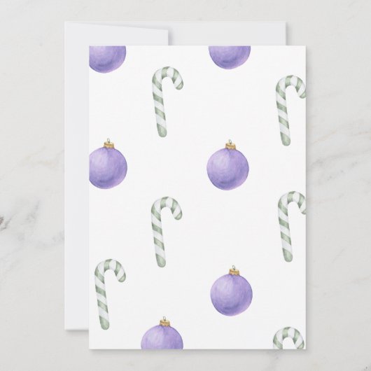 Little Man Gingerbread Mann Weihnachtsdusche Einladung (Rückseite)