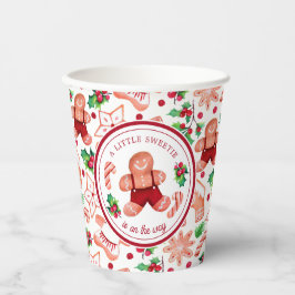 Little Man Gingerbrew Weihnachtsdusche Pappbecher