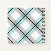 Little Man Mint Graue Babydusche Gästebuch Notizblock (Rückseite)