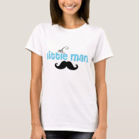 Little Man Mustache Baby Shower Maternity T Shirt