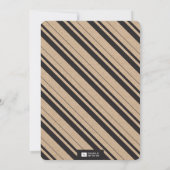 Little Man Mustache Bow Krawatte Kraft Boy Baby Du Einladung (Rückseite)