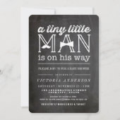 Little Man Mustache & Bow Krawatte Niedlich Boy Ba Einladung (Vorderseite)