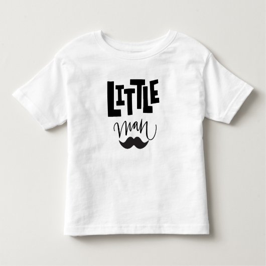 Little Man Mustache Kleinkind T-shirt (Vorderseite)