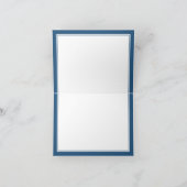 Little Man Mustache Krawatte Babydusche Danke (Innenseite)