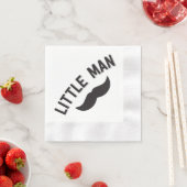 Little Man Mustache Party Napkins Serviette (Beispiel)