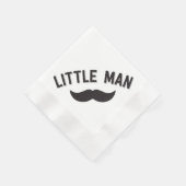 Little Man Mustache Party Napkins Serviette (Ecke)