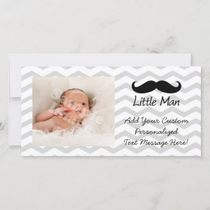 Little Man Mustache Zickzack Niedliche Jungs