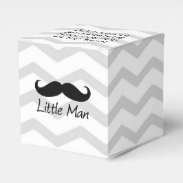 Little Man Mustache Zickzack Niedliche Jungs Geschenkschachtel