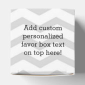 Little Man Mustache Zickzack Niedliche Jungs Geschenkschachtel (Oben)