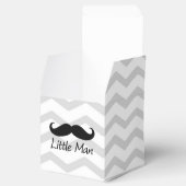 Little Man Mustache Zickzack Niedliche Jungs Geschenkschachtel (Geöffnet)