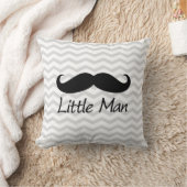 Little Man Mustache Zickzack Niedliche Jungs Kissen (Decke)