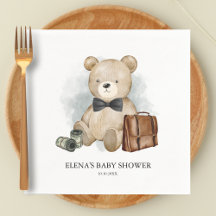 Little Man Teddy Bear Funny Boy Baby Dusche
