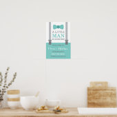 Little Man Welcome Sign Poster, Baby Dusche Poster (Küche)