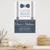 Little Man Welcome Sign Poster, Baby Dusche Poster (Küche)