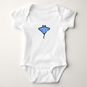 Little Manta Ray Baby Strampler