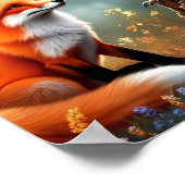 Little Maple | Eule 🦊 Little Light Storybook Tale Poster (Ecke)