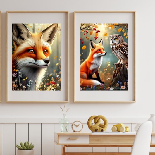 Little Maple | Eule 🦊 Little Light Storybook Tale Poster