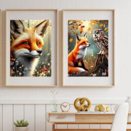 Little Maple 🦊 Fox Little Light Storybook Tales Poster