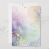 Little Mardi Gras Queen Fleur de Lis Baby Shower Einladung (Rückseite)