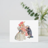 Little Martha Washingtons Tea-Party Einladungspostkarte (Stehend Vorderseite)