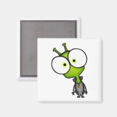 Little Martian Magnet (Vorderseite/Rückseite)