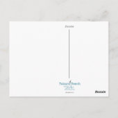 Little Match Girl Angel Red Postcard Postkarte (Rückseite)