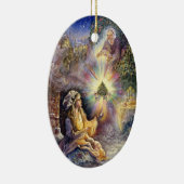 Little Match Girl Weihnachtsdekoration Keramik Ornament (Rechts)