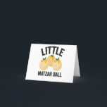 Little Matzah Ball Funny Jewish Hanukkah Geschenk Dankeskarte<br><div class="desc">hanukkah, passover, jiddisch, chanukah, jüdisch, menorah, jew, gift, geburtszeit, latke</div>