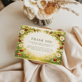 Little Meadow Lady Turns One Dankeskarte