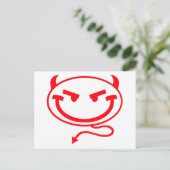 Little Meanies Red Logo Postkarte (Stehend Vorderseite)
