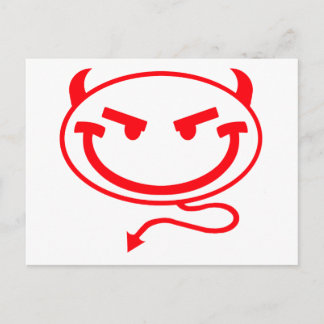 Little Meanies Red Logo Postkarte