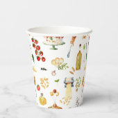 Little Meatball | Holy Ravioli First Birthday Pappbecher (Rückseite)