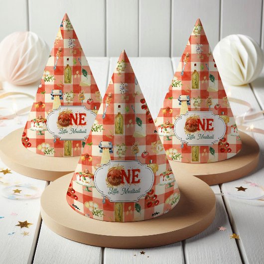 Little Meatball | Holy Ravioli First Birthday Partyhütchen