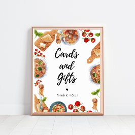 Little Meatball - Italienische Lebensmittelkarten Poster