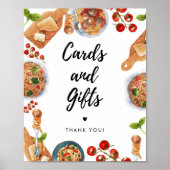 Little Meatball - Italienische Lebensmittelkarten Poster (Vorne)