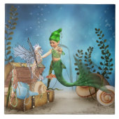 Little Mermaid 4 tile Fliese (Vorderseite)