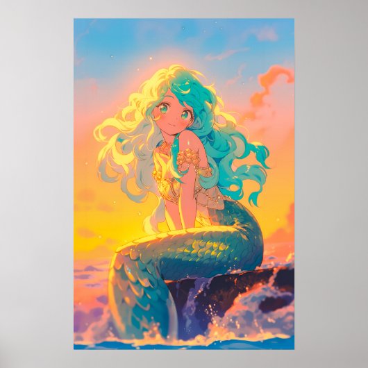 Little Mermaid Art Poster (Vorne)