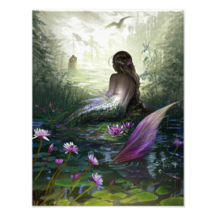 Little Mermaid Art Print Fotodruck