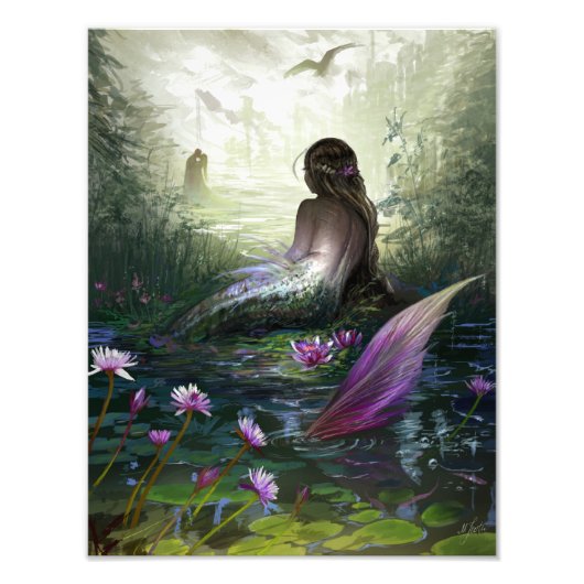 Little Mermaid Art Print Fotodruck (Vorne)