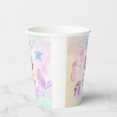  Little Mermaid Baby Girl First Birthday Cups Pappbecher (Rechts)