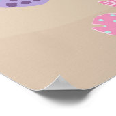 Little Mermaid Birthday Banner Blonde Poster (Ecke)