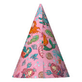 Little Mermaid Birthday Partyhütchen (Rückseite)