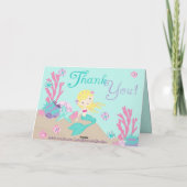 Little Mermaid Card 2C Blonde Karte (Rückseite)