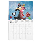 Little Mermaid Cat Calendar Kalender (Feb 2027)