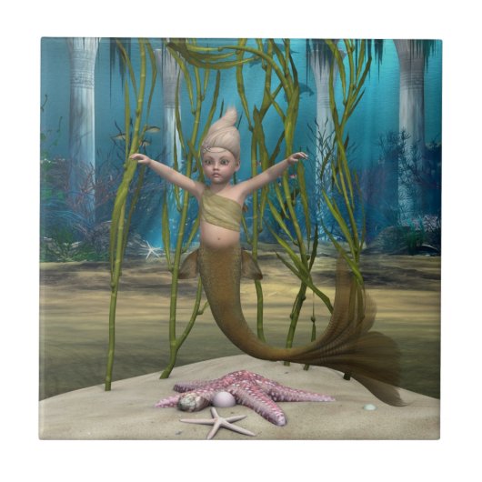 Little Mermaid Fliese (Vorderseite)
