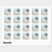 Little Mermaid Foto Sticker Blonde 3 (Blatt)