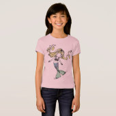Little Mermaid Girls Baby Doll Shirt (Vorne ganz)
