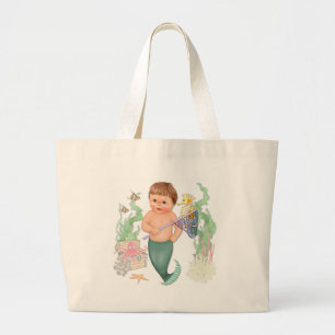 Little Mermaid - Junge Jumbo Stoffbeutel